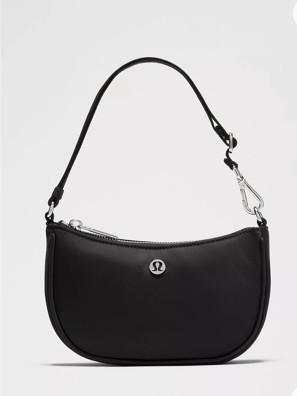 lululemon athletica Black Crescent Mini Shoulder Bag